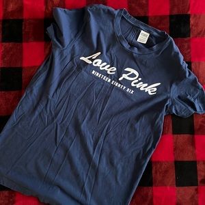 Victoria Secret PINK size small, short sleeve tee shirt with open back